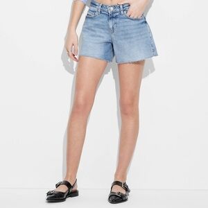 Classic Blue Denim Women's Shorts